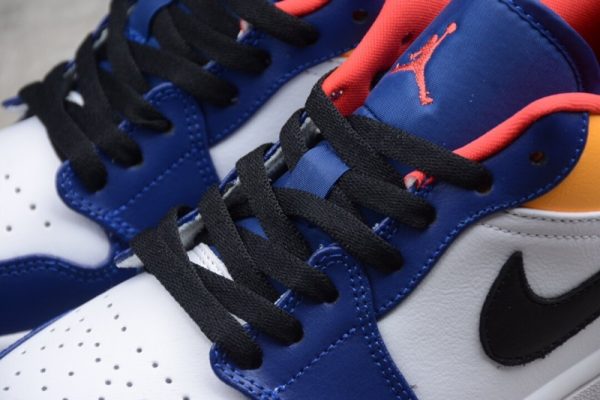 Jordan 1 Low Royal Yellow  553558-123 - Image 4