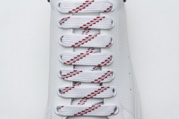 Alexander McQueen Sneaker White Black Red  553770 9076(SP Batch) - Image 5