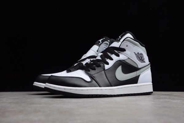 Jordan 1 Mid White Shadow 554724-073 - Image 4