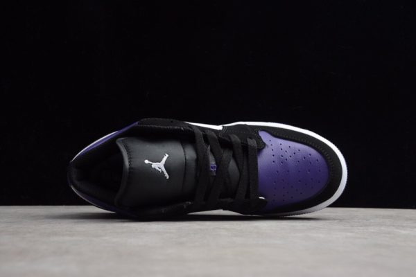 Jordan 1 Low Court Purple 553558-125 - Image 4