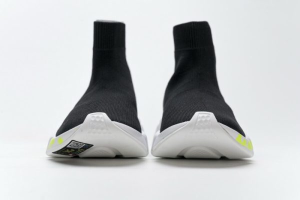 Ba***ci*ga Stretch Mesh High Top Sneaker Black White - Image 5