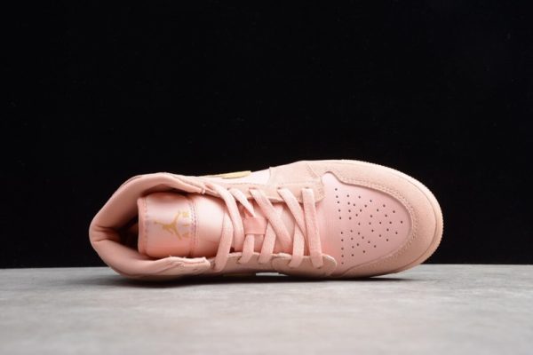 Jordan 1 Mid Coral Gold 852542-600 - Image 2