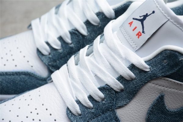 Jordan 1 Retro Low Canvas White Denim (W) 315921-141 - Image 2