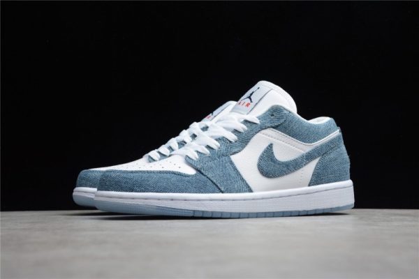 Jordan 1 Retro Low Canvas White Denim (W) 315921-141 - Image 5