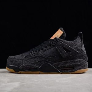 Jordan 4 Retro Levi's Black (GS) (Levi's Tag) AQ9103-001