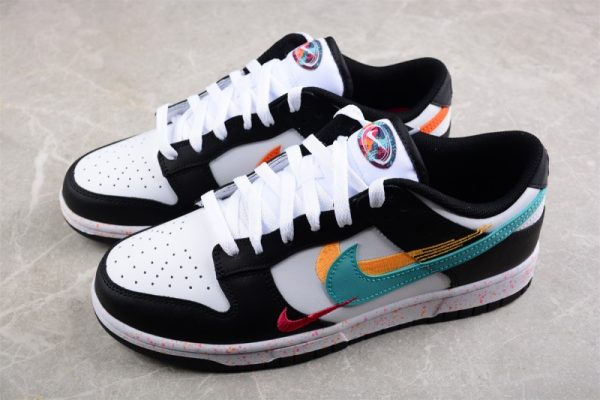 Nike Dunk Low Multiple Swooshes White Washed Teal (W) FD4623-131 - Image 4