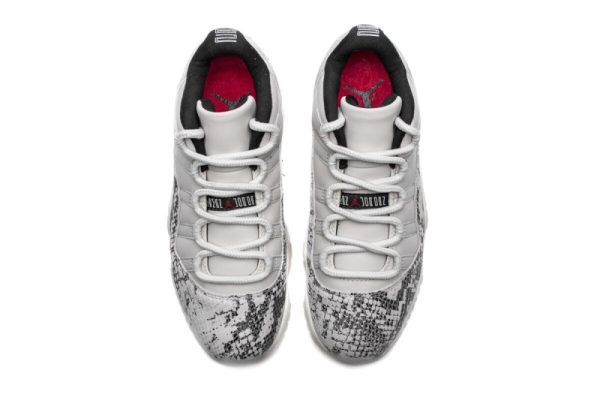Jordan 11 Retro Low Snake Light Bone (GS) CD6847-002 - Image 3
