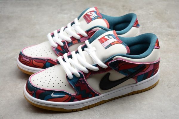 Nike SB Dunk Low Pro Parra Abstract Art (2021)  DH7695-600 - Image 4