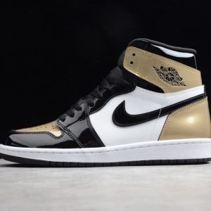 Jordan 1 Retro High NRG Patent Gold Toe(SP batch) 861428-007