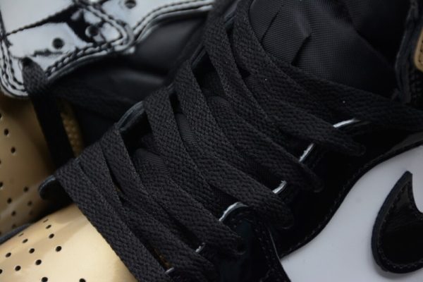 Jordan 1 Retro High NRG Patent Gold Toe(SP batch) 861428-007 - Image 2