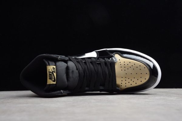 Jordan 1 Retro High NRG Patent Gold Toe(SP batch) 861428-007 - Image 4
