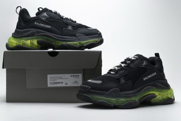 Ba***ci*ga Triple S Black Green 541624 W09O1 2140(SP batch) - Image 3