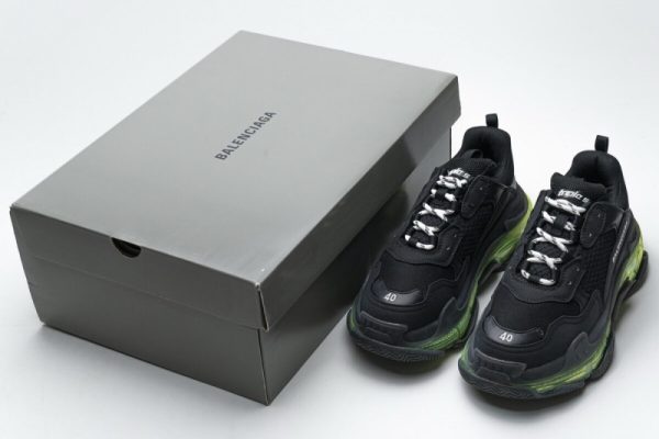 Ba***ci*ga Triple S Black Green 541624 W09O1 2140(SP batch) - Image 4