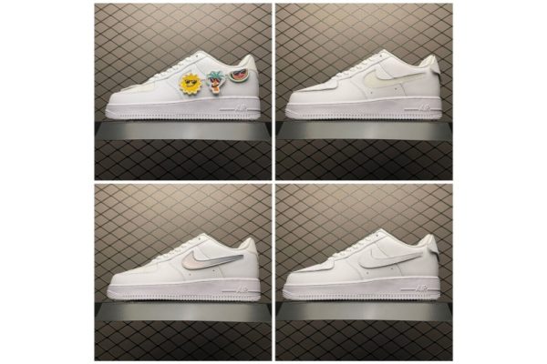 Nike Air Force 1 Removable Patches DB2812-100 - Image 4