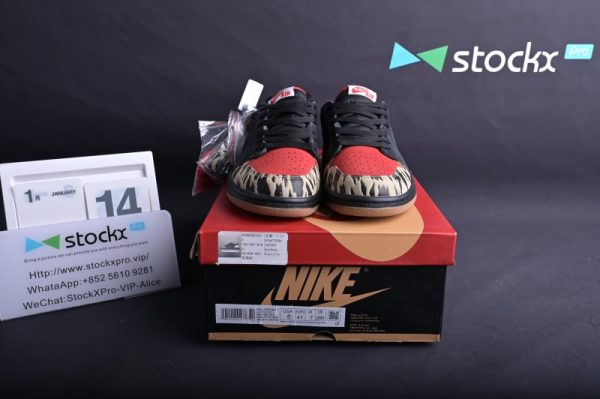 SoleFly x Air Jordan 1 Low   Carnivore    DN3400-001 - Image 2