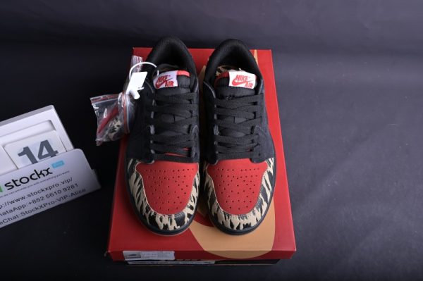 SoleFly x Air Jordan 1 Low   Carnivore    DN3400-001 - Image 3