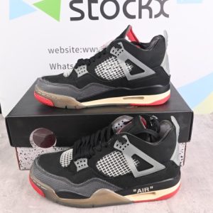 OFF White x Air Jordan 4 Bred (SP Batch) CV9388-001