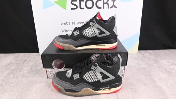 OFF White x Air Jordan 4 Bred (SP Batch) CV9388-001