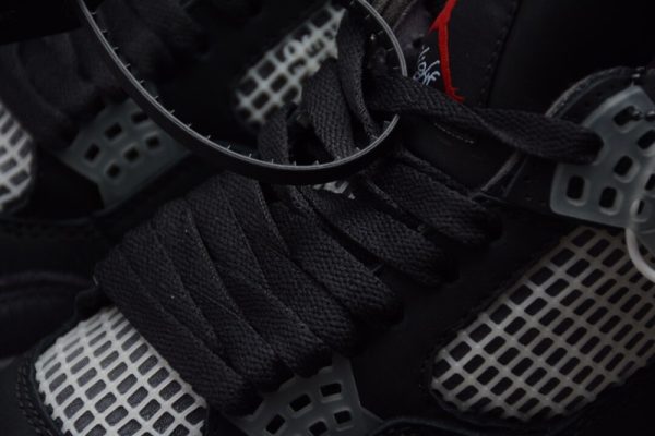 OFF White x Air Jordan 4 Bred (SP Batch) CV9388-001 - Image 3