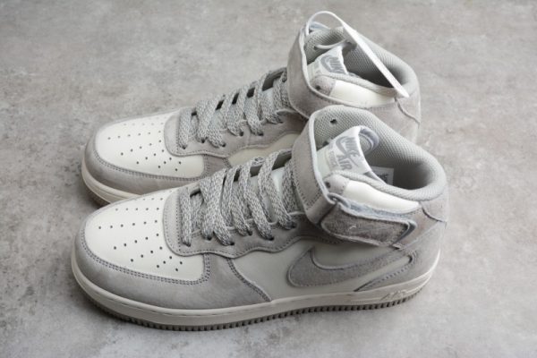 Nike Air Force 1 07 Mid Beige Grey CQ3866-015 - Image 4