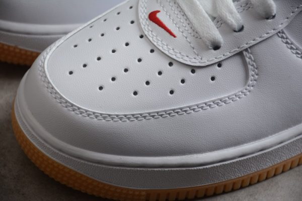 Nike Air Force 1 '07 Low Color of the Month University Red Gum DJ3911-102 - Image 3