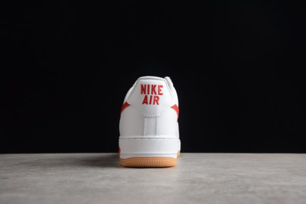 Nike Air Force 1 '07 Low Color of the Month University Red Gum DJ3911-102 - Image 5