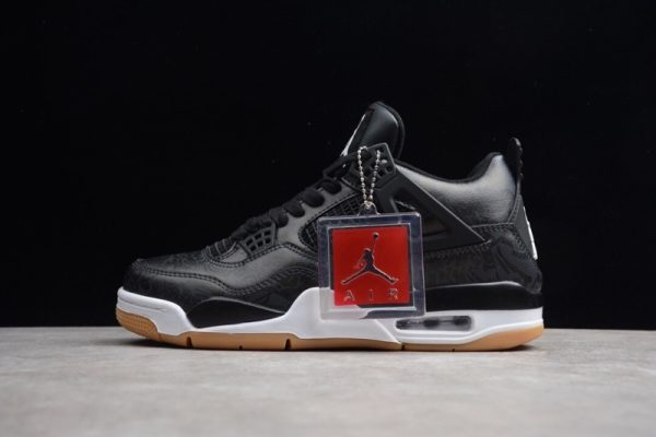 Jordan 4 Retro Laser Black Gum CI1184-001 - Image 2