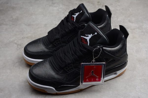 Jordan 4 Retro Laser Black Gum CI1184-001 - Image 3