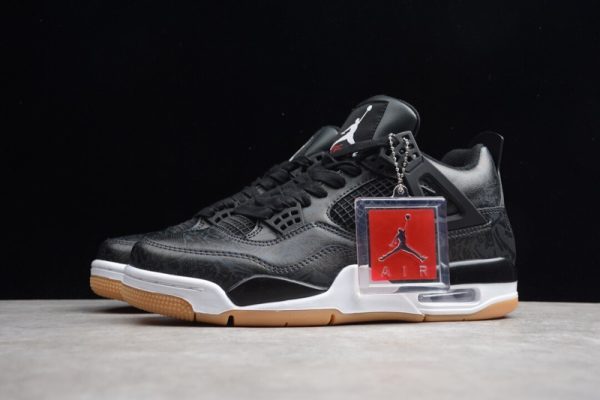 Jordan 4 Retro Laser Black Gum CI1184-001 - Image 4
