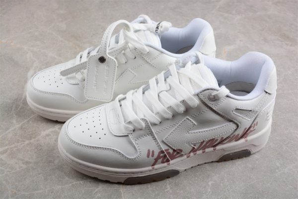 OFF-WHITE Out Of Office Low Tops For Walking Terracotta OWIA259S22LEA0050164 - Image 4