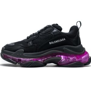 Ba***ci*ga Triple S Black Plum Red 544351 W09O1 0829(SP batch)
