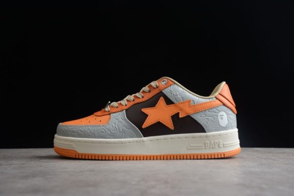 A Bathing Ape Bape Sta Low Grey Orange(SP batch) 001FWH701002_ORG_A / 1H70-291-002 - Image 2