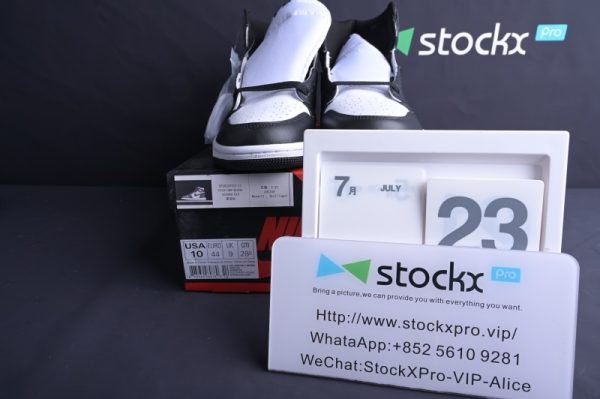 Jordan 1 Retro Black White (2014)(SP Batch) 555088-010 - Image 2