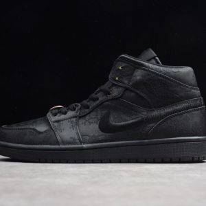 Edison Chen x Air Jordan 1 Mid   Fearless Black   CU2804-300