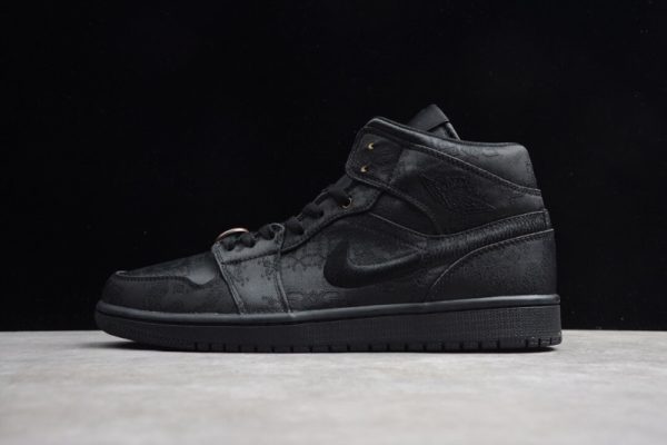 Edison Chen x Air Jordan 1 Mid   Fearless Black   CU2804-300