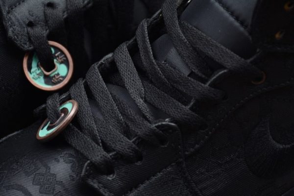 Edison Chen x Air Jordan 1 Mid   Fearless Black   CU2804-300 - Image 2