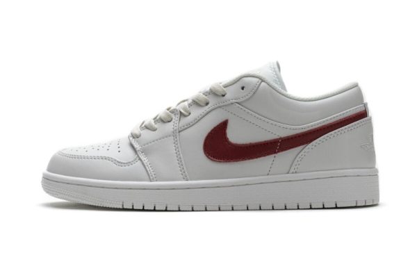 Jordan 1 Low Milk White Red AQ9941-161