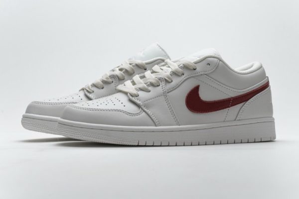 Jordan 1 Low Milk White Red AQ9941-161 - Image 4