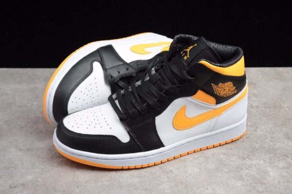 Jordan 1 Mid Laser Orange Black (W) CV5276-107 - Image 3