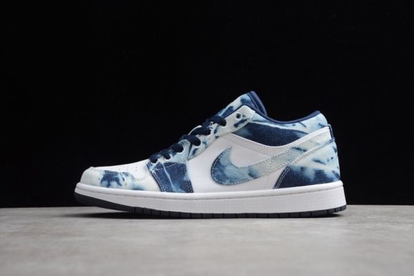 Jordan 1 Low Washed Denim  CZ8455-100