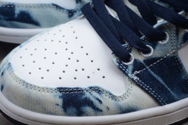 Jordan 1 Low Washed Denim  CZ8455-100 - Image 3