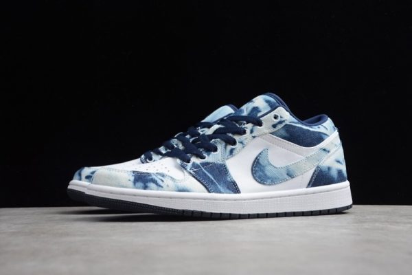 Jordan 1 Low Washed Denim  CZ8455-100 - Image 4
