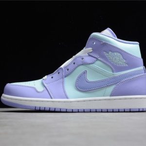 Jordan 1 Mid Purple Aqua 554724-500