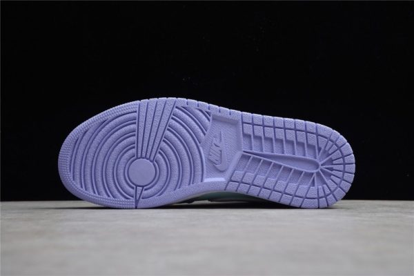 Jordan 1 Mid Purple Aqua 554724-500 - Image 5