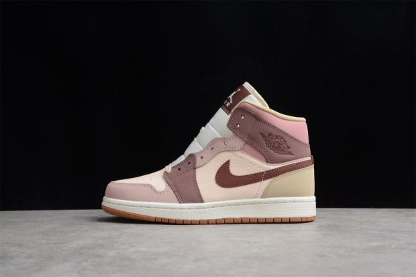 Jordan 1 Mid SE Dark Pony Smoky Mauve (W)(SP Batch) DO7440-821 - Image 2