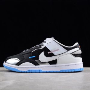 Nike Dunk Low Scrap Black Neutral Grey University Blue White DN5381-001