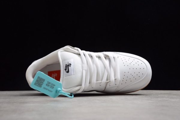 Nike SB Dunk Low Orange Label White Black CD2563-100 - Image 5