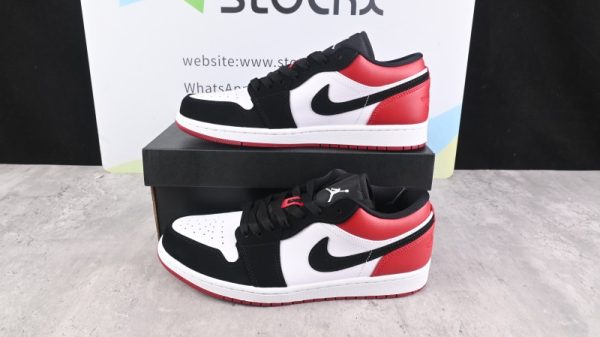 Jordan 1 Low Black Toe 553558-116