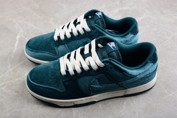 Nike Dunk Low Green Velvet DZ5224-300 - Image 4
