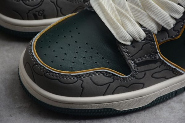 A Bathing Ape Bape SK8 Sta Grey Mustard Yellow (SP batch)001FWH801007_GRN_A - Image 3